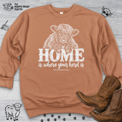 Home Is Where Your Herd Is Sweatshirt