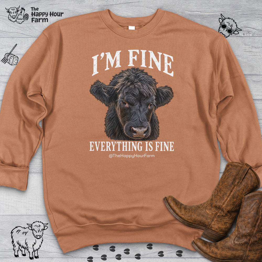 I'm Fine Everything Is Fine Sweatshirt
