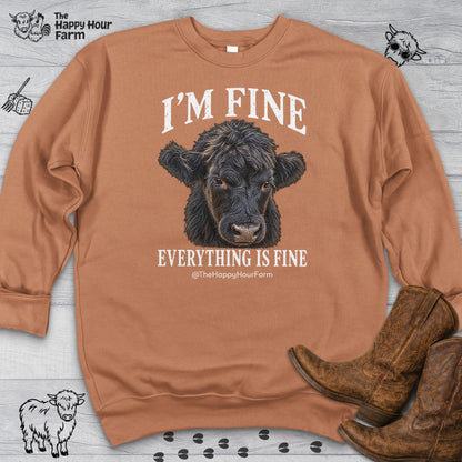 I'm Fine Everything Is Fine Sweatshirt