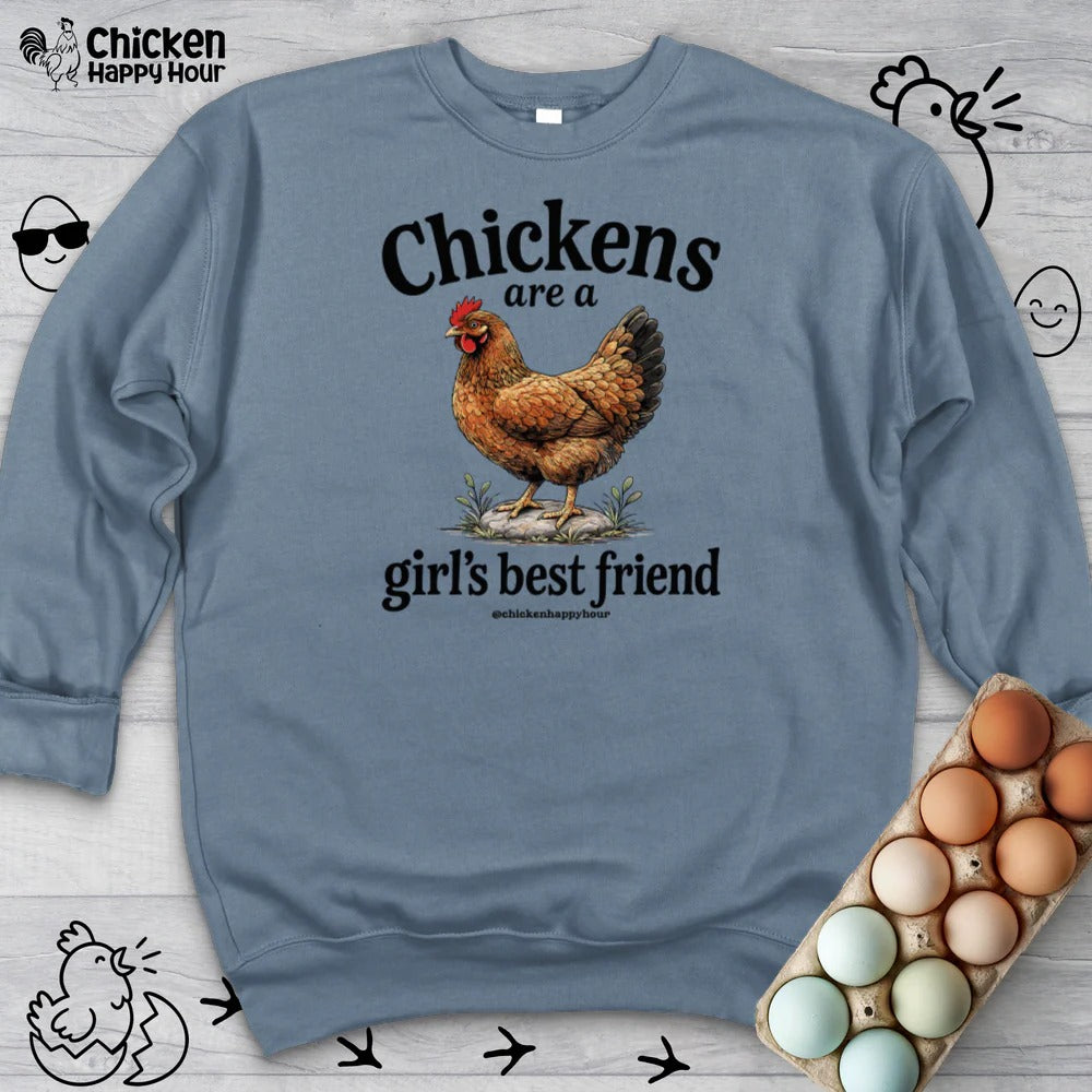 Chickens Are A Girl’s Best Friend Sweatshirt