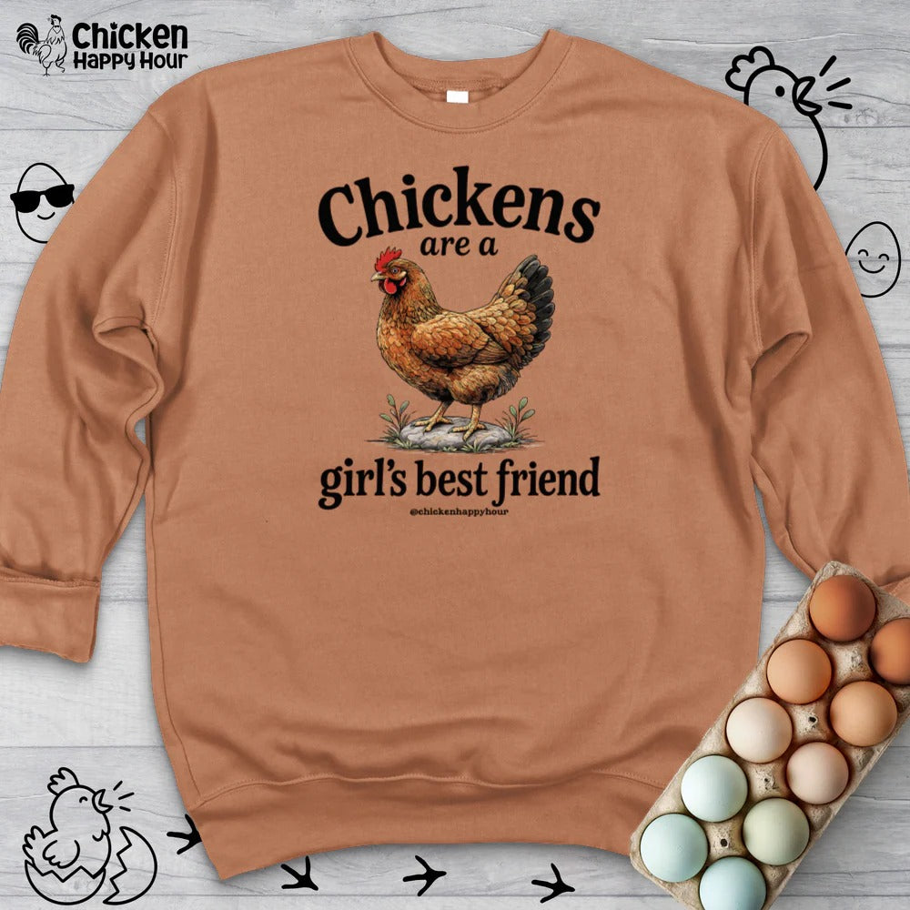 Chickens Are A Girl’s Best Friend Sweatshirt