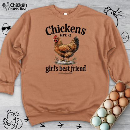Chickens Are A Girl’s Best Friend Sweatshirt